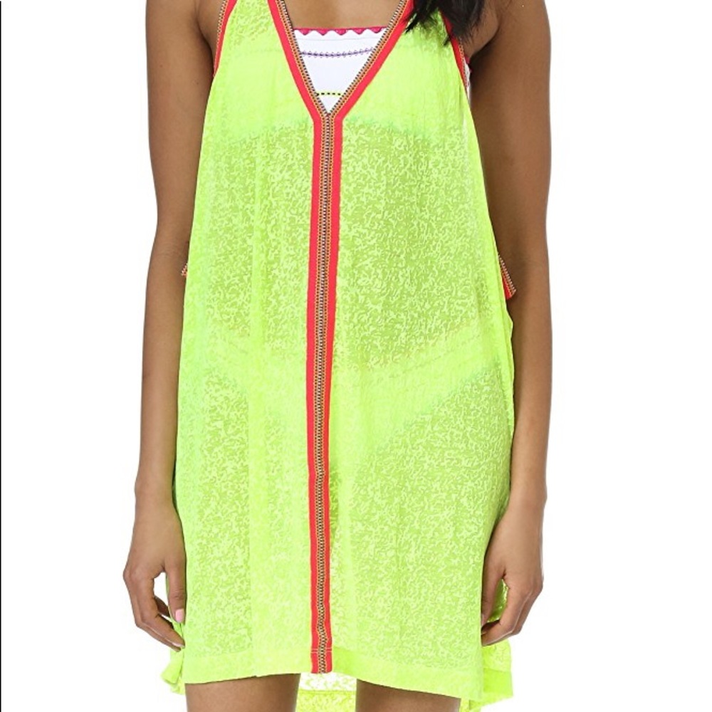 Pitusa Clothing cover-up dress (lemon). One size.